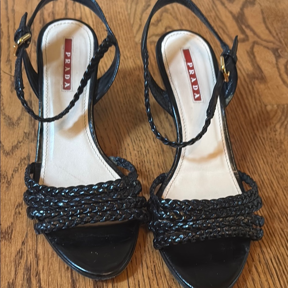 Prada Black Women's Sandals